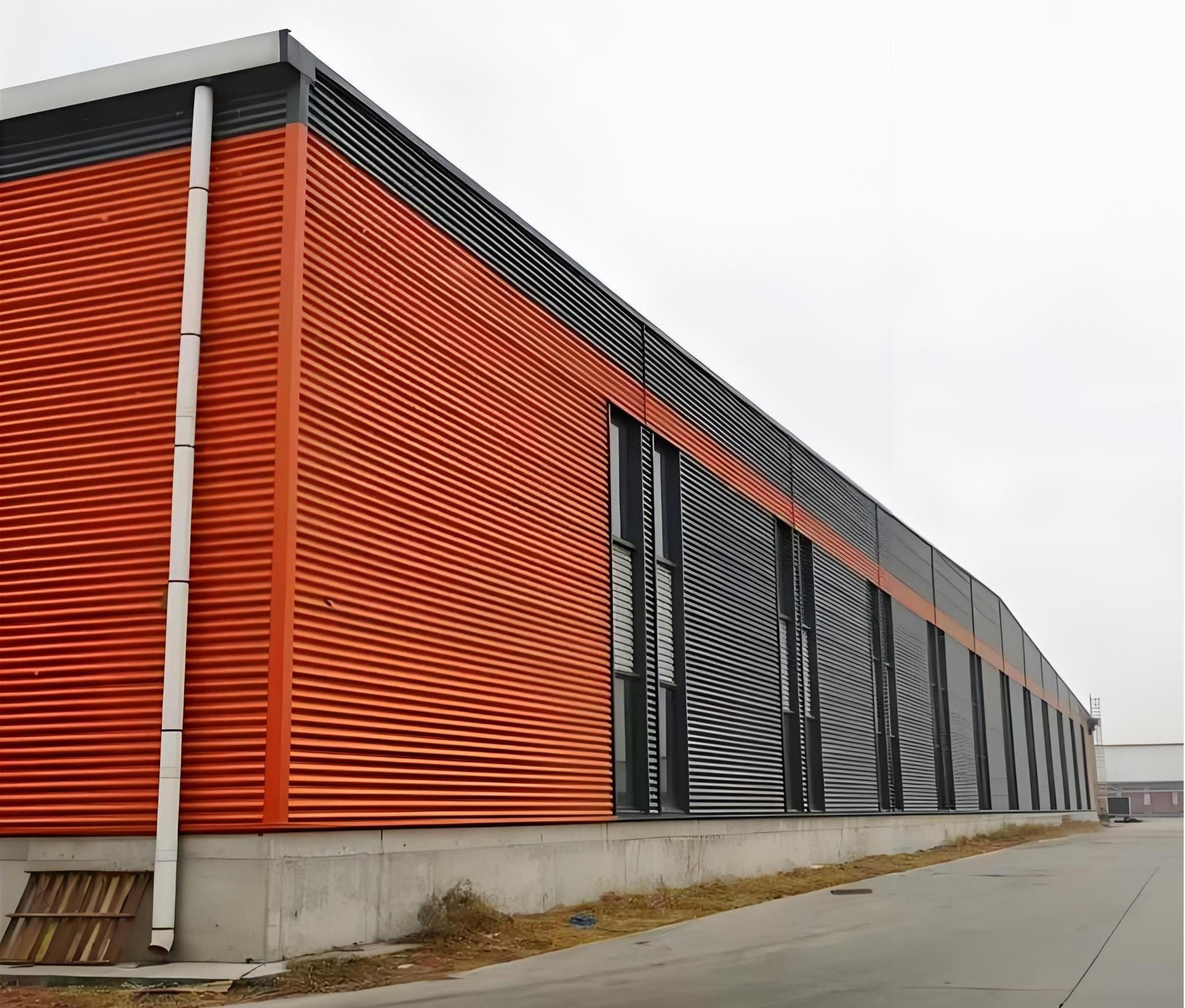 Large Span Logistics Center Industrial Factory Building Prefab Metal Building Modern Storage Facility Steel Structure Workshop