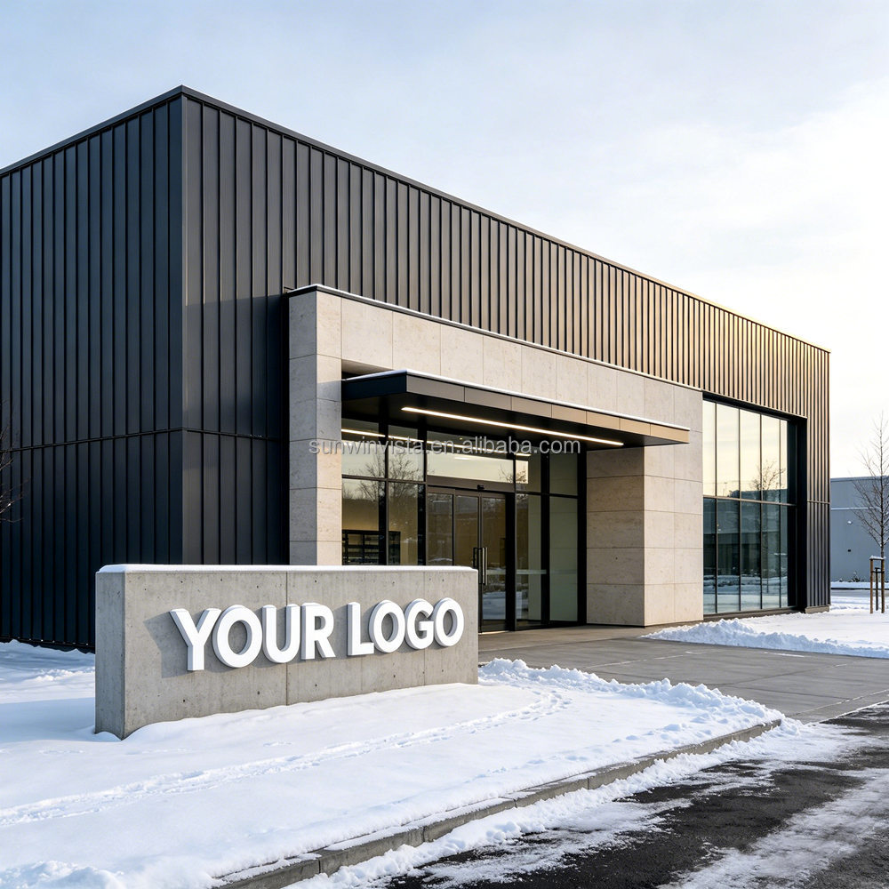 Sunwinvista Low Cost Modern Luxury Design Multi-Story Galvanized Steel Prefabricated Structure House Customized Fast Install 5