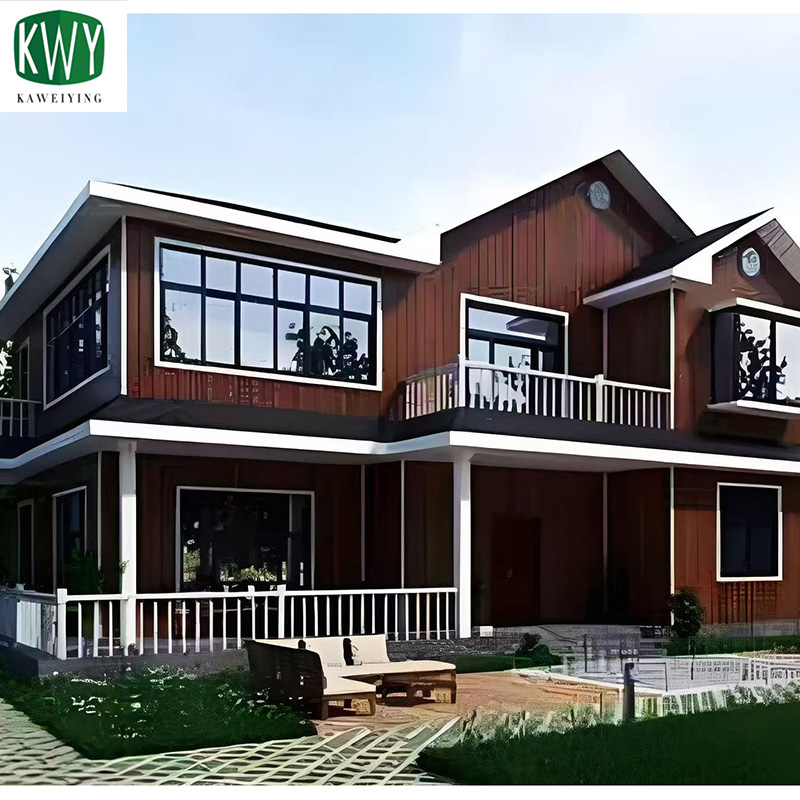 Real estate steel structure prefabricated modular building modern villa luxury cheap micro prefabricated living container house