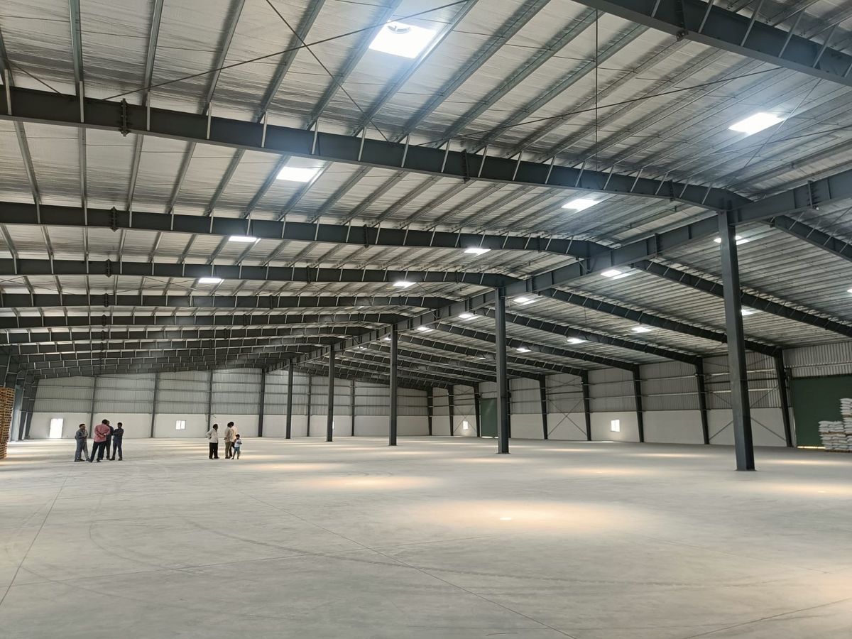 Light Steel Prefab Structure Workshop Building Metal Structure Steel Structure Production Building Nigeria