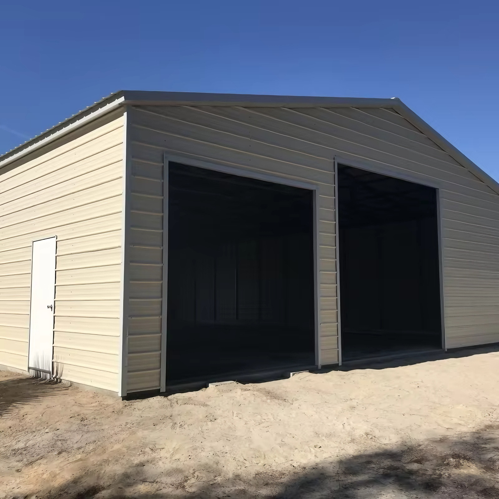 Prefabricated Workshop Prefab Light Steel Structure Farm Storage Warehouse Metal Building Kits with Welding &amp; Bending Services