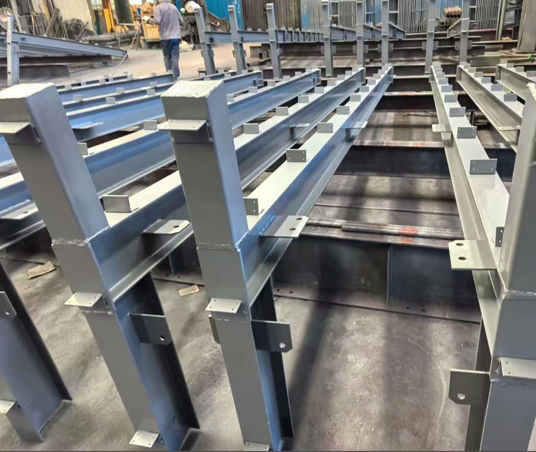 Industrial Steel Workshop Multi-Story High Capacity Welded Outdoor Building