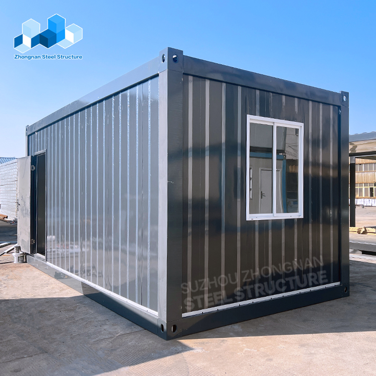 2-Floor Prefabricated Light Steel Metal Structure Floating Home Module 20ft Shipping Container Building House for Hotels Offices