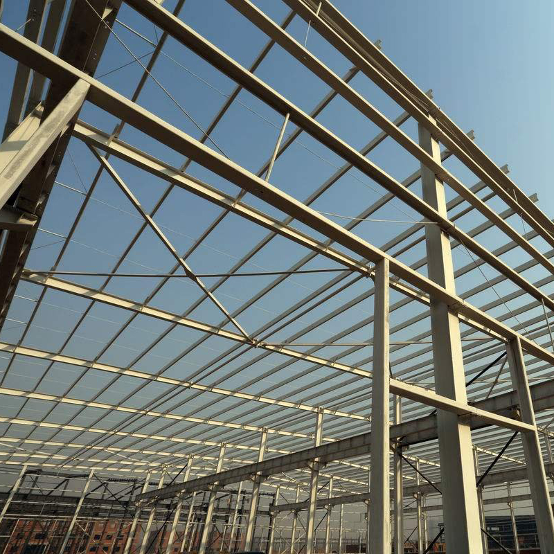 Industrial Light Metal Prefab Prefabricated Steel Frame Structure China Factory Warehouse Building