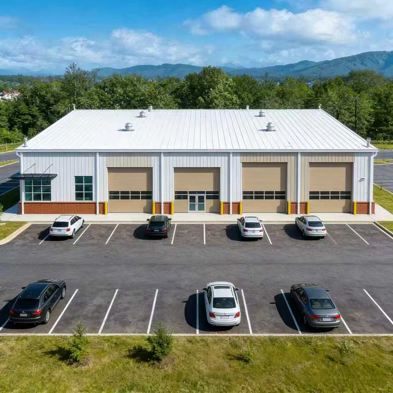 Modern Large Span Prefabricated Industrial Workshop Steel Structure Building