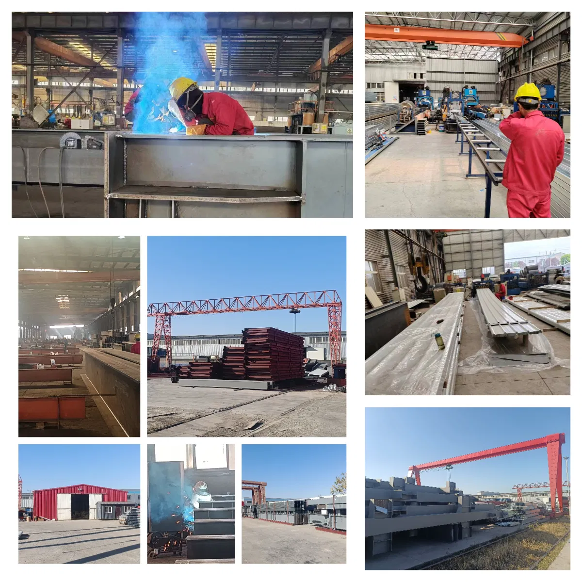 Large Span Prefabricated Steel Structure to Build Industrial Factory /Warehouse/Workshop/Shed