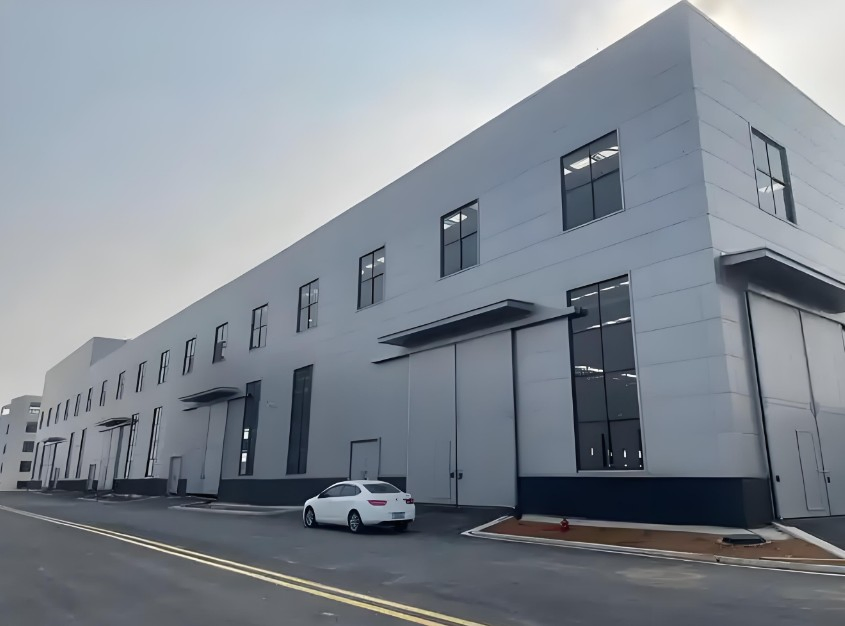 Customized Flexible Warehouse Steel Arch Clear Span Prefabricated Shed Storage Facility Metal Building