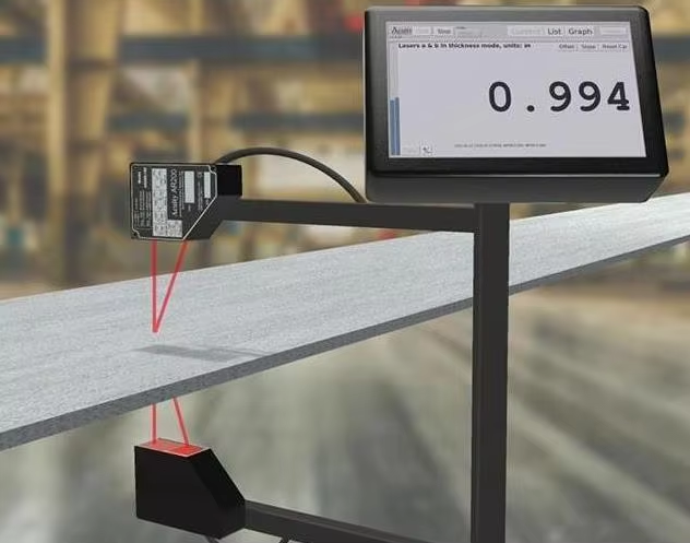 Steel plate thickness inspection