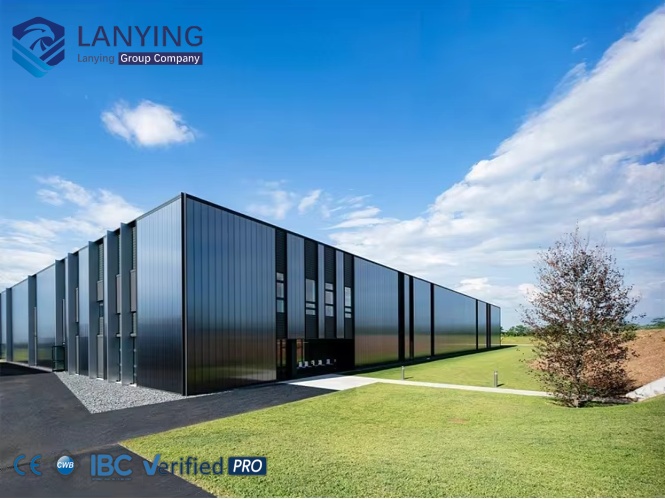 Low-cost Prefabricated Steel Structure Indoor Hall, Beautifully Designed Workshop Building