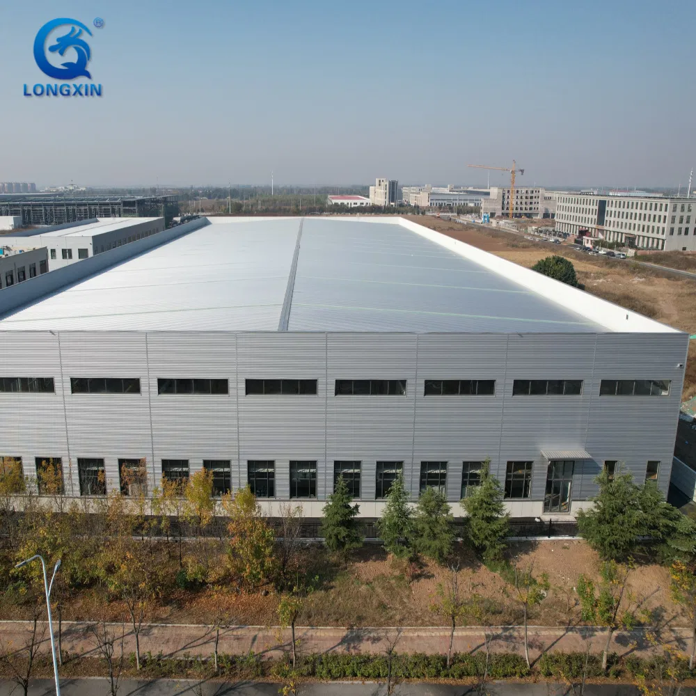Heavy Duty Steel Structure Factory Building Prefab Industrial Workshop Construction