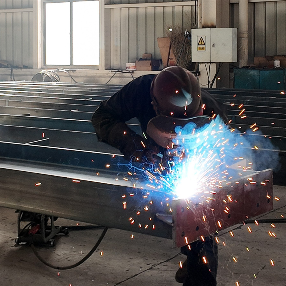 Industrial steel structure frame warehouse