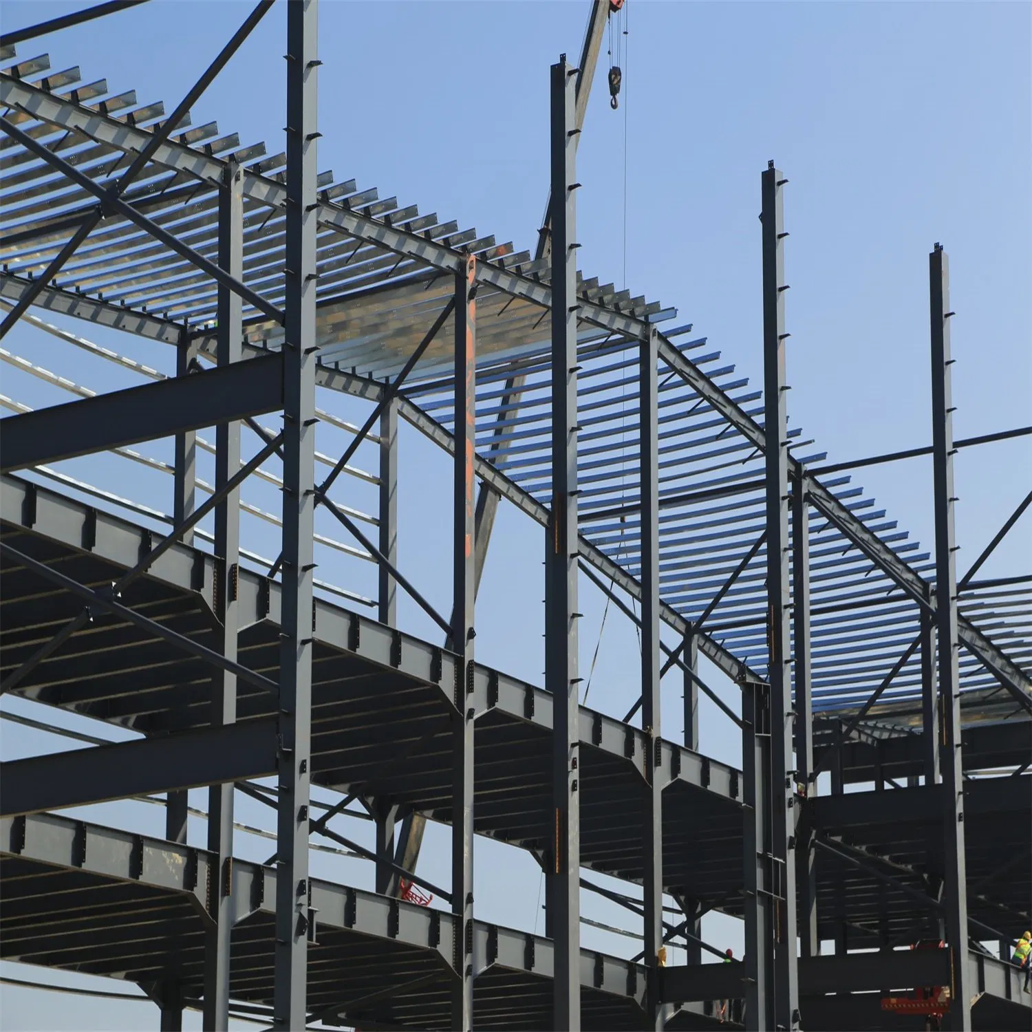 Fast Installation Heavy Steel Structure Office Building Prefab Steel Structure for Industrial Plant Building