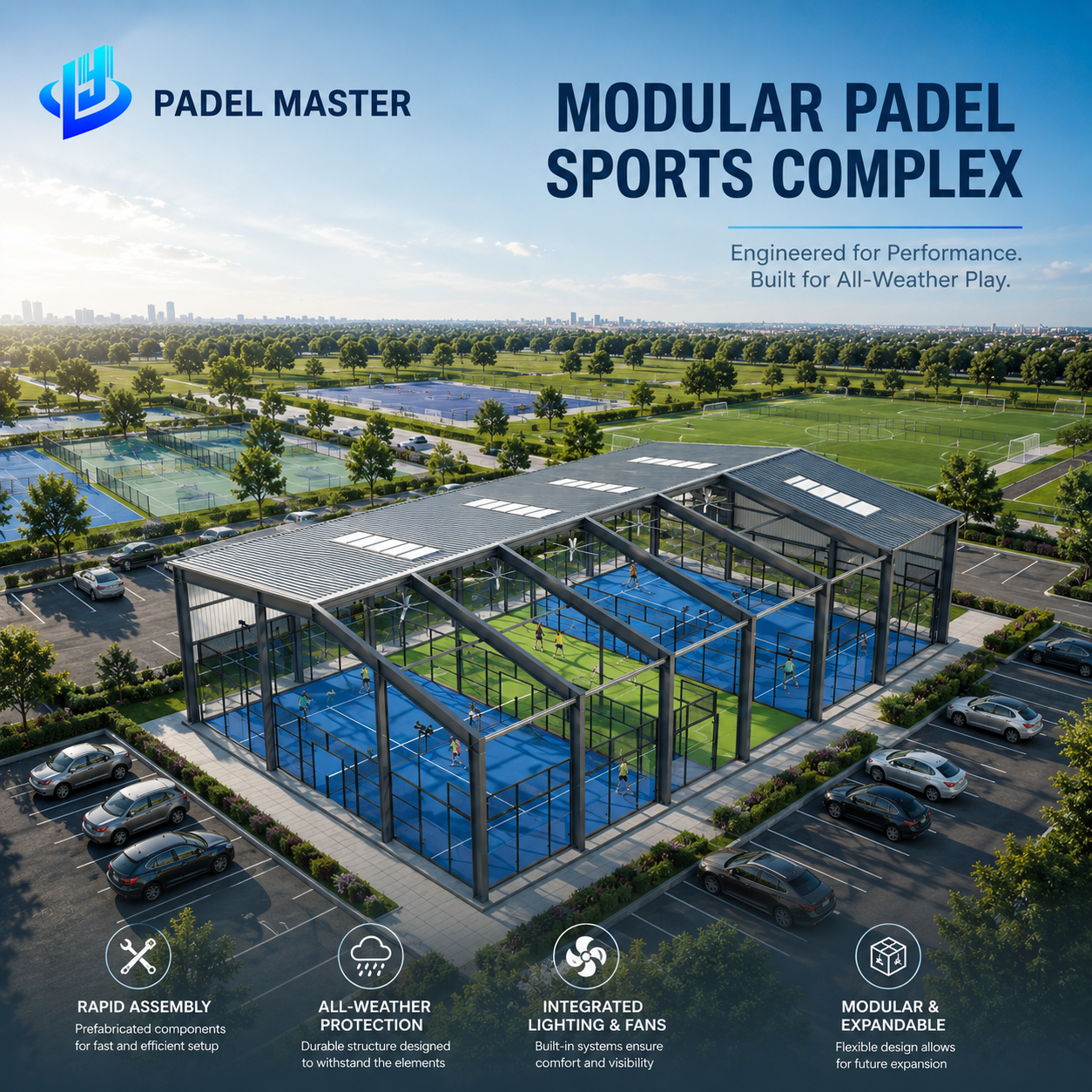 Modern Prefabricated Steel Structure Sport Hall Indoor Stadium Gymnasium Arena Training Center Prefabricated Steel Building