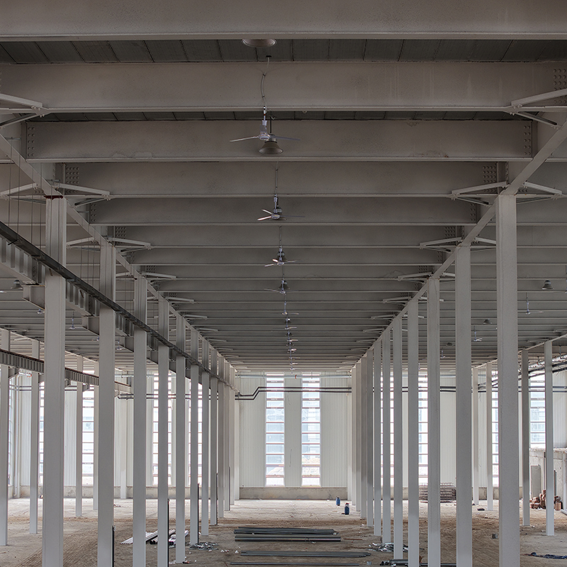 Prefabricated Wide Span Steel Structure Workshop Building Custom H Section Steel Frame Factory for Heavy Industry Manufacturing