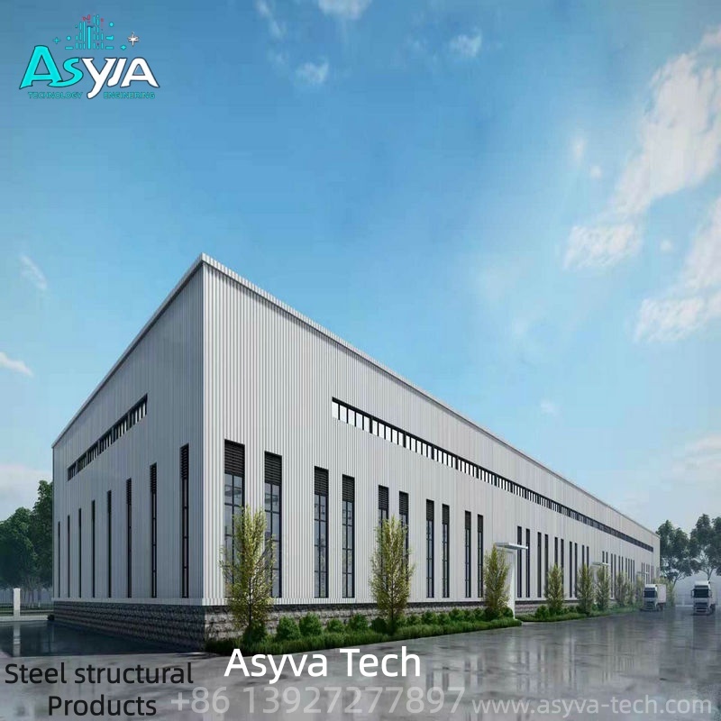 Professional Anti-Corrosion Steel Workshop Garage Shed Buildings for Agricultural Processing Coastal Use High Wind Resistance