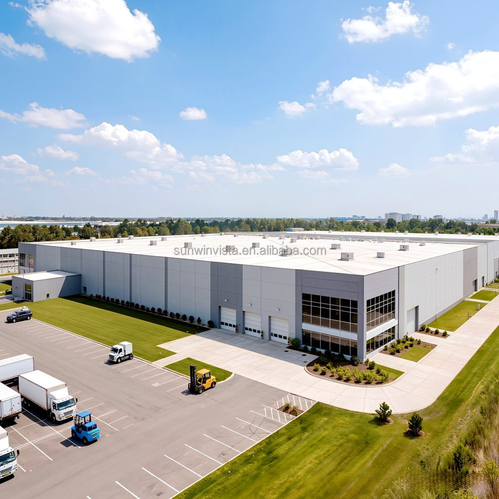 Prefabricated Steel Structure Warehouse for Industrial Storage and Logistics Center With Durable Design Easy Installation