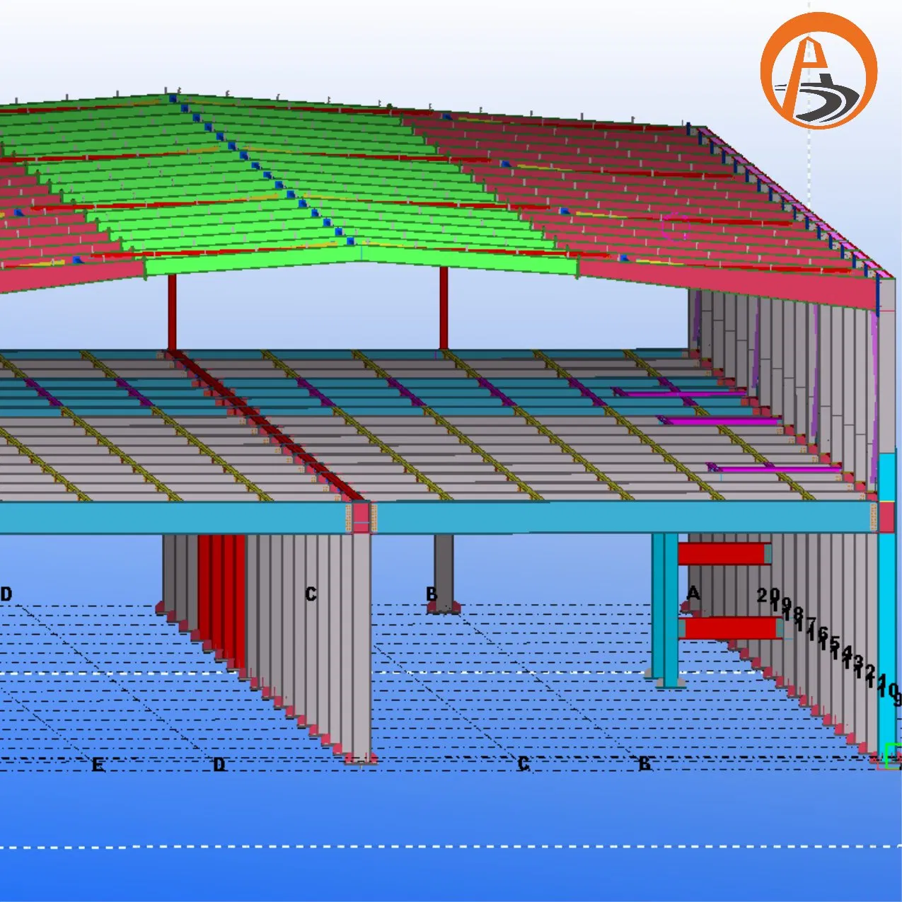Heavy Industrial Steel Structure Building /Steel Building