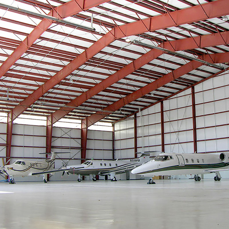 Ce &amp; ISO Certified Modern Design Steel Airplane Hangar Warehouse for Industrial Workshop Use