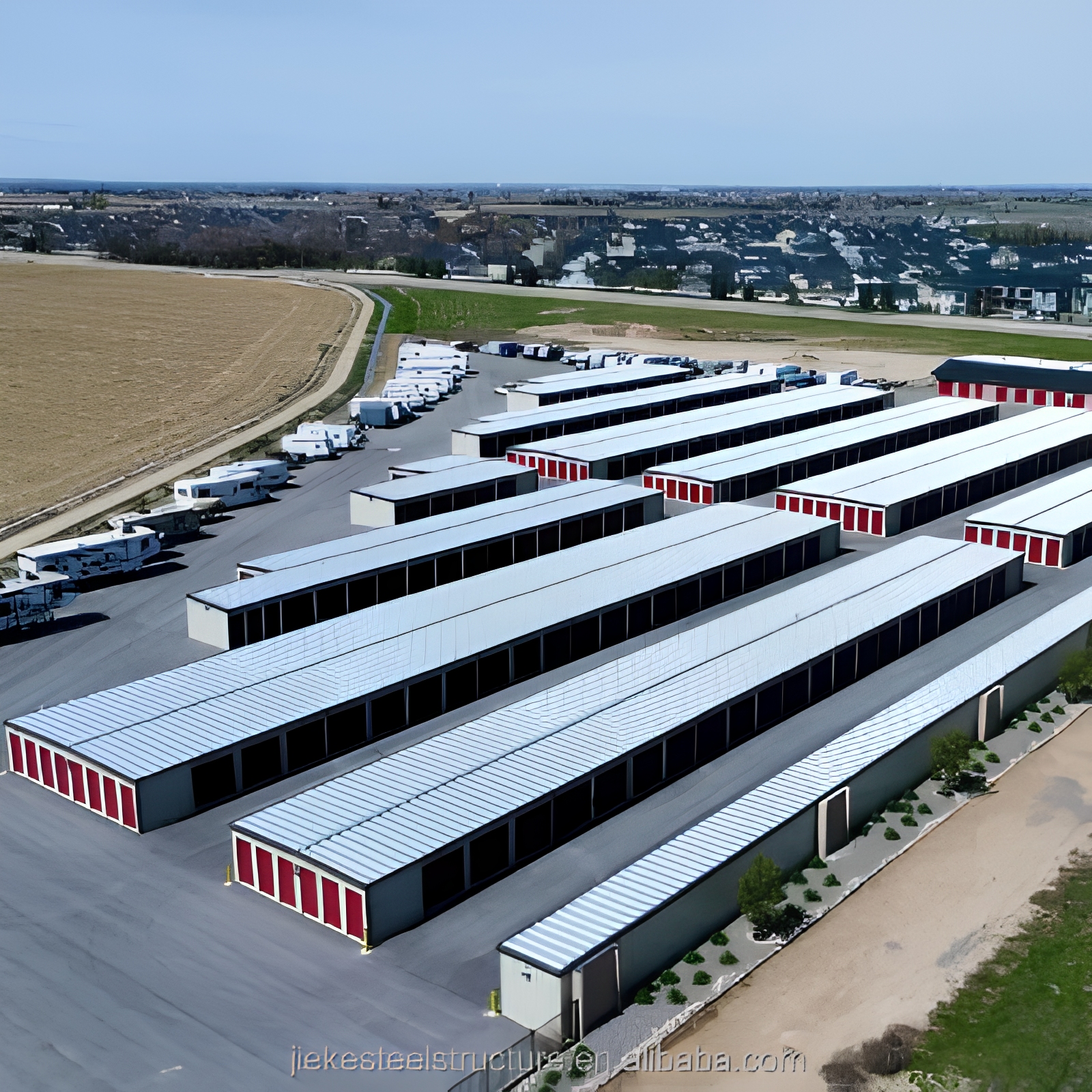 Industrial Prefab Steel Structure Building PEB Metal Frame Warehouse Workshop Factory Construction Materials