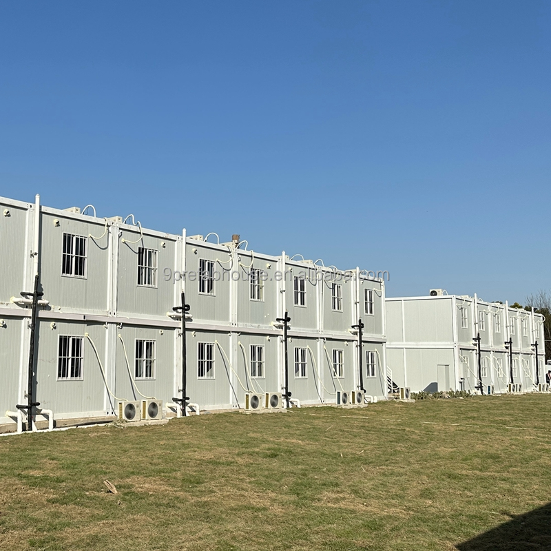 Luxury Modular Apartment Building Steel Structure Prefab Buildings 20 40ft Mobile Container House Construction Site