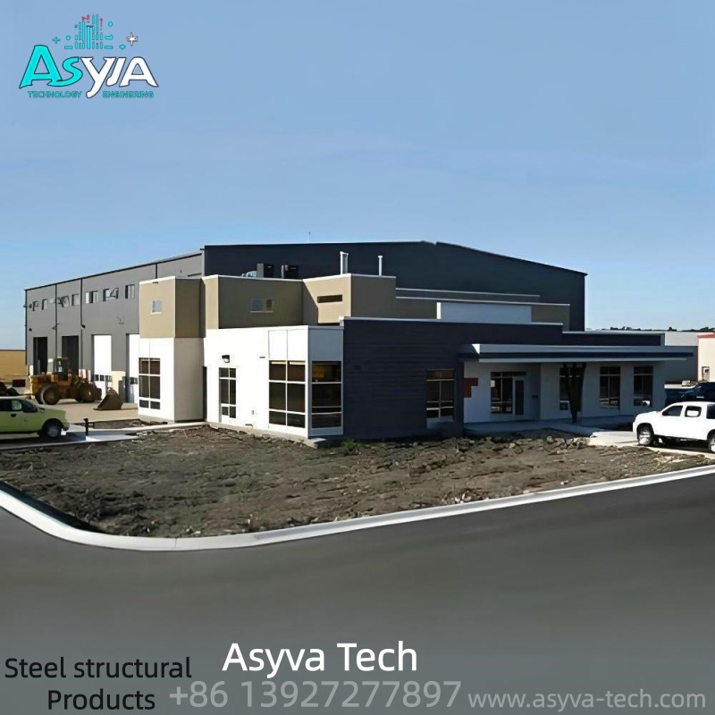 Professional Anti-Corrosion Steel Workshop Garage Shed Buildings for Agricultural Processing Coastal Use High Wind Resistance