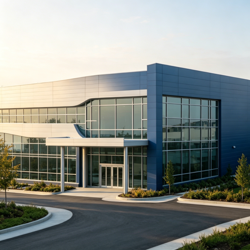 High-Rise Steel Structure Workshop Warehouse Multi-Story Industrial Steel Building Prefab Workshop Fast Construction
