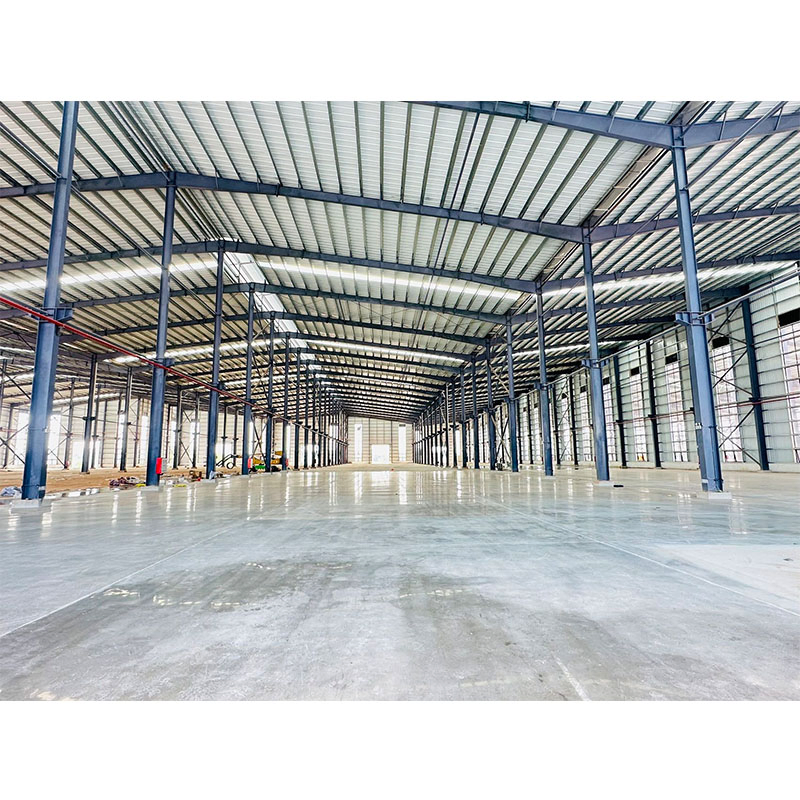 Heavy-Duty Steel Factory Structures for Large-Span Industrial Production Spaces