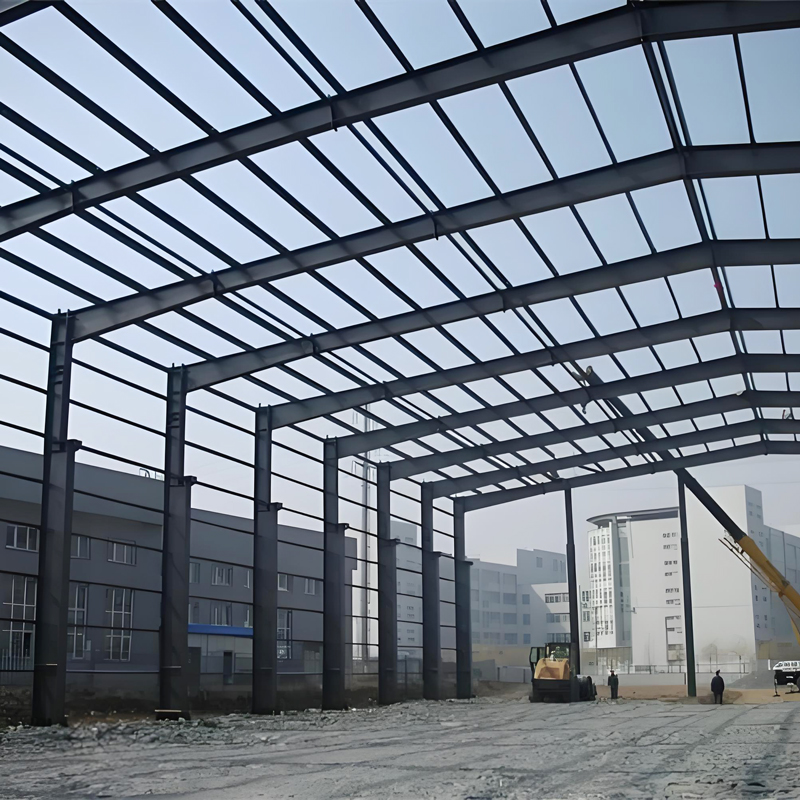 Prefab Light Steel Structure Warehouse with Sandwich Panel Wall &amp; Roof System