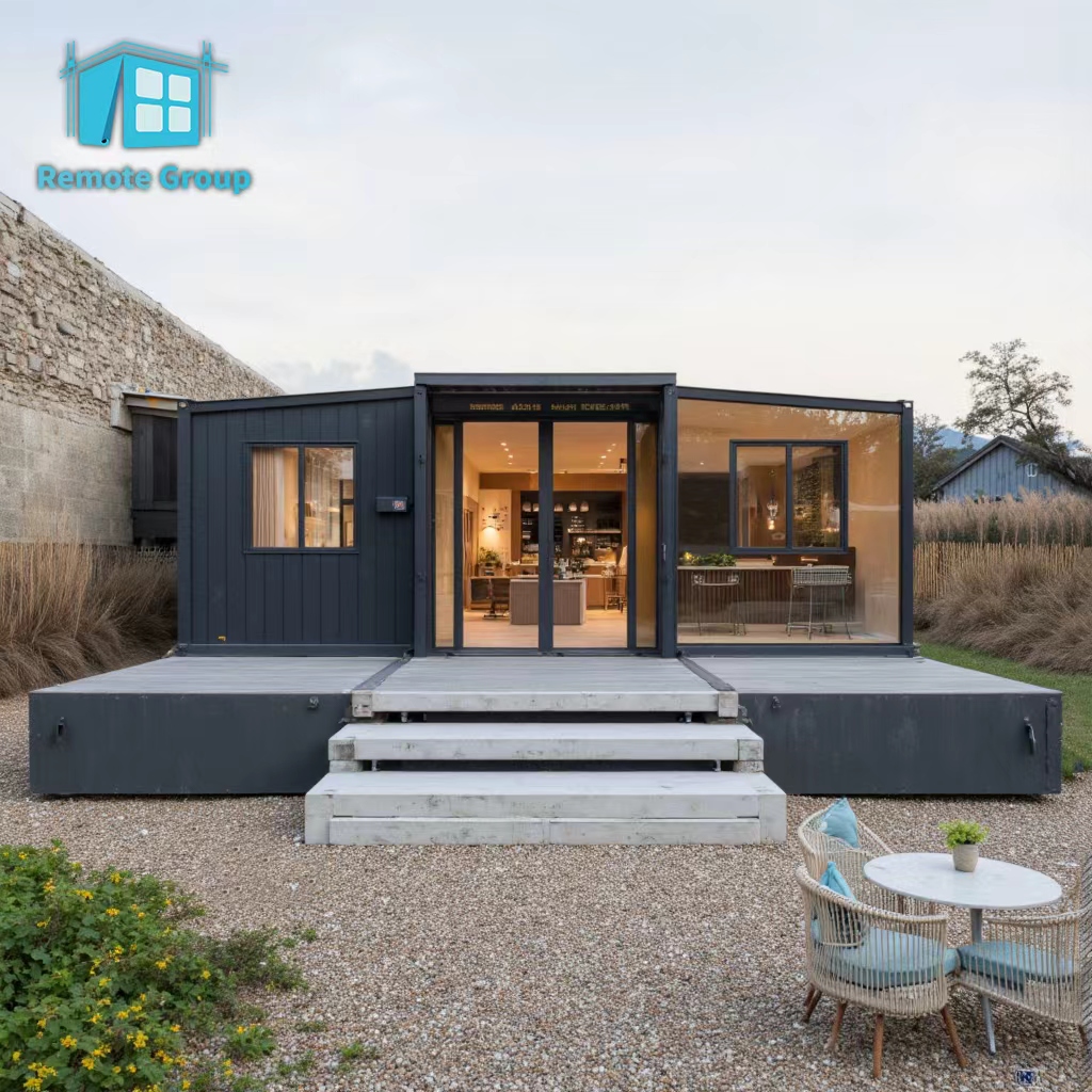 Remote Hot Sale Expandable 20ft 40ft Container House 3 4 Bedroom Folding Modular Prefabricated for Commercial Use for Hospitals