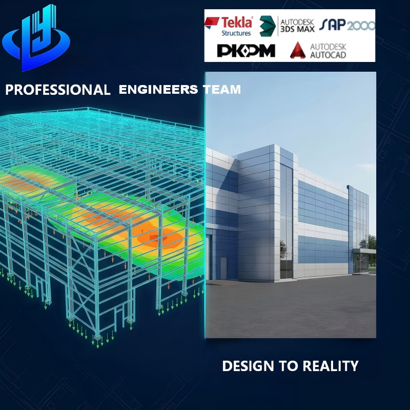 Durable Pre-engineered Steel Structure Warehouse for Logistics Distribution Center