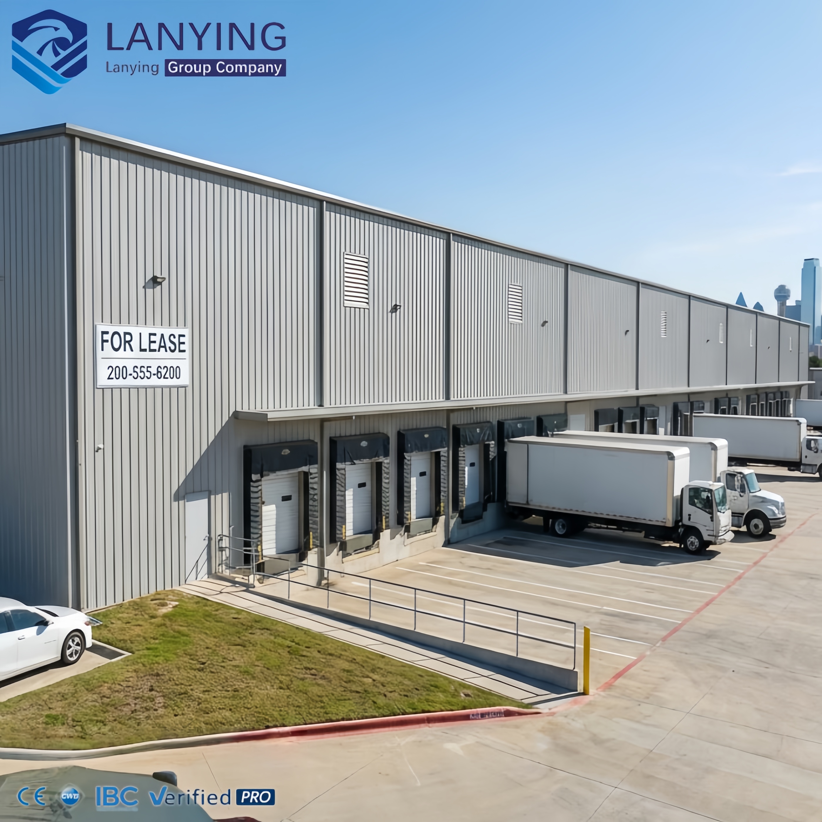 Free Design Prefabricated Steel Modern Industrial Workshop And Warehouse Buildings With 5-Year Warranty