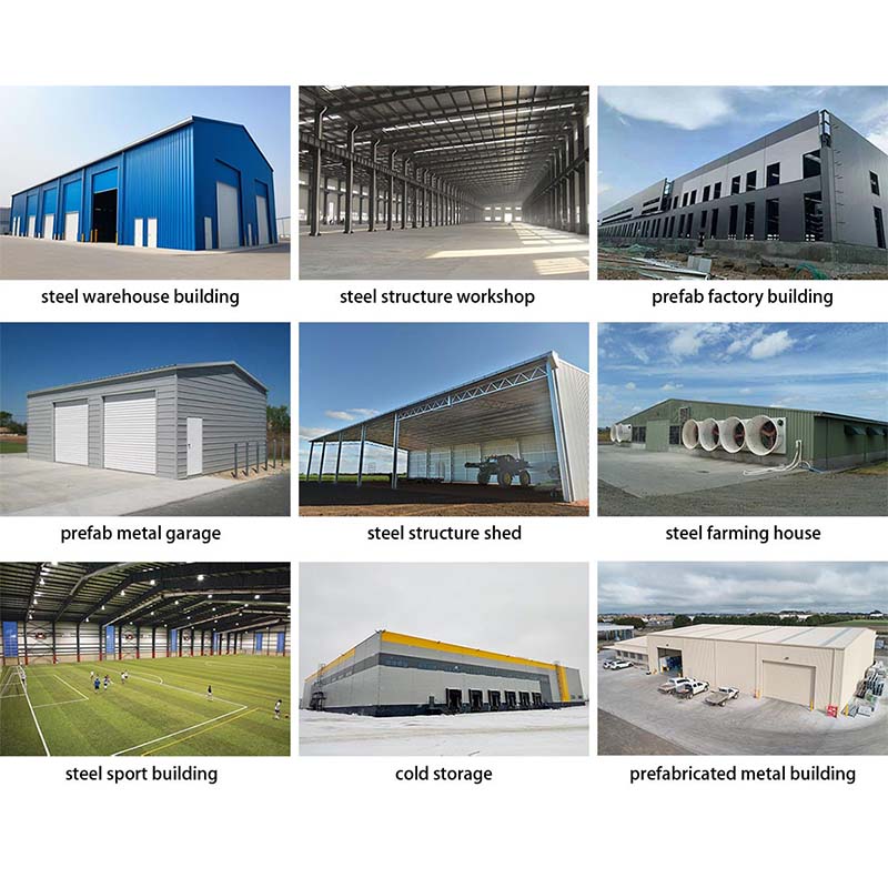 Structural Metal Building Materials Two Story Multi-story Steel Structure Warehouse Building Prefabricated