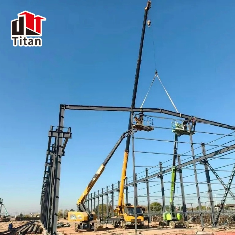 Insulated Cold Storage Facilities Eco-Friendly Prefabricated Steel Structure Building