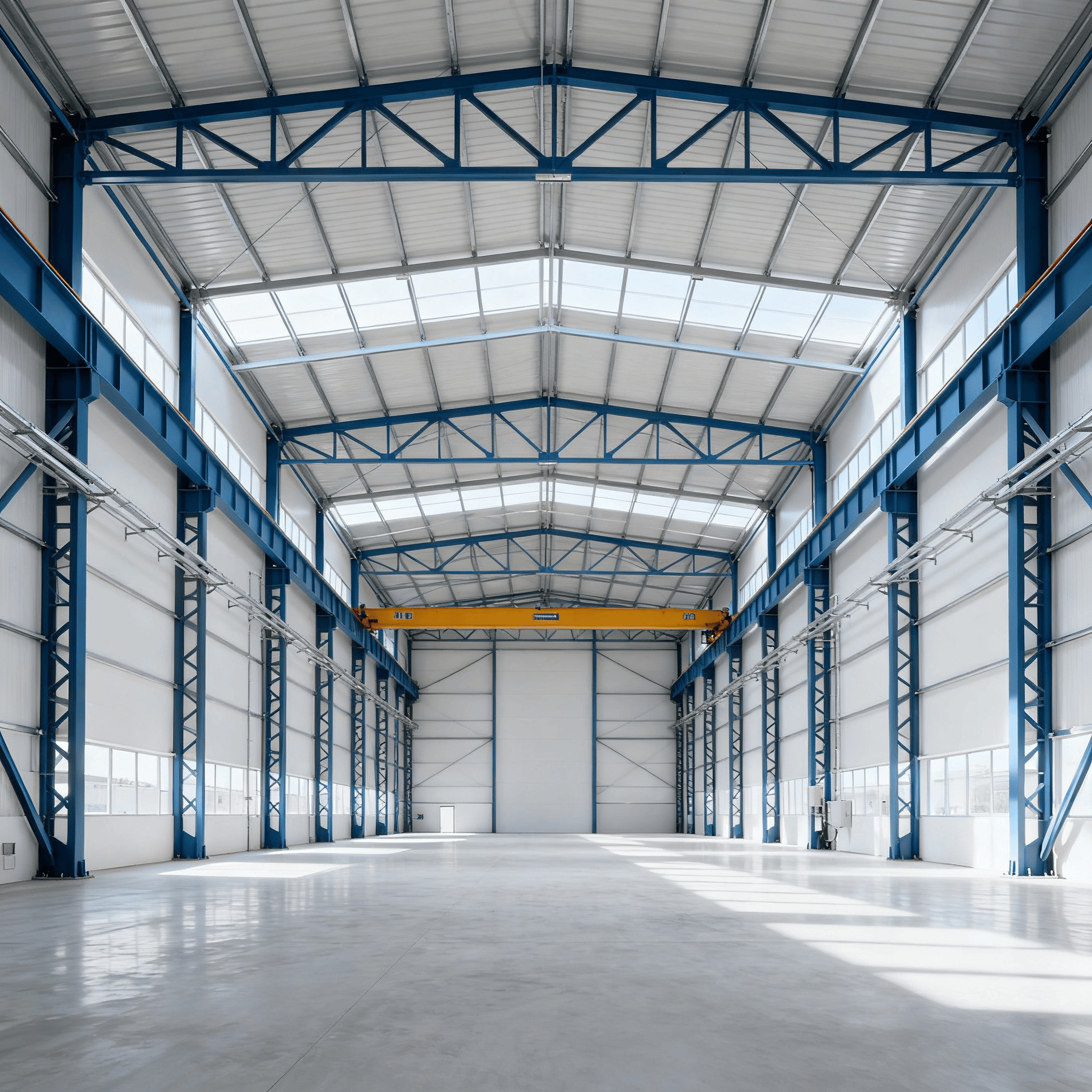 Steel Frame Structure Warehouse Custom Prefab Building Design Industrial Storage