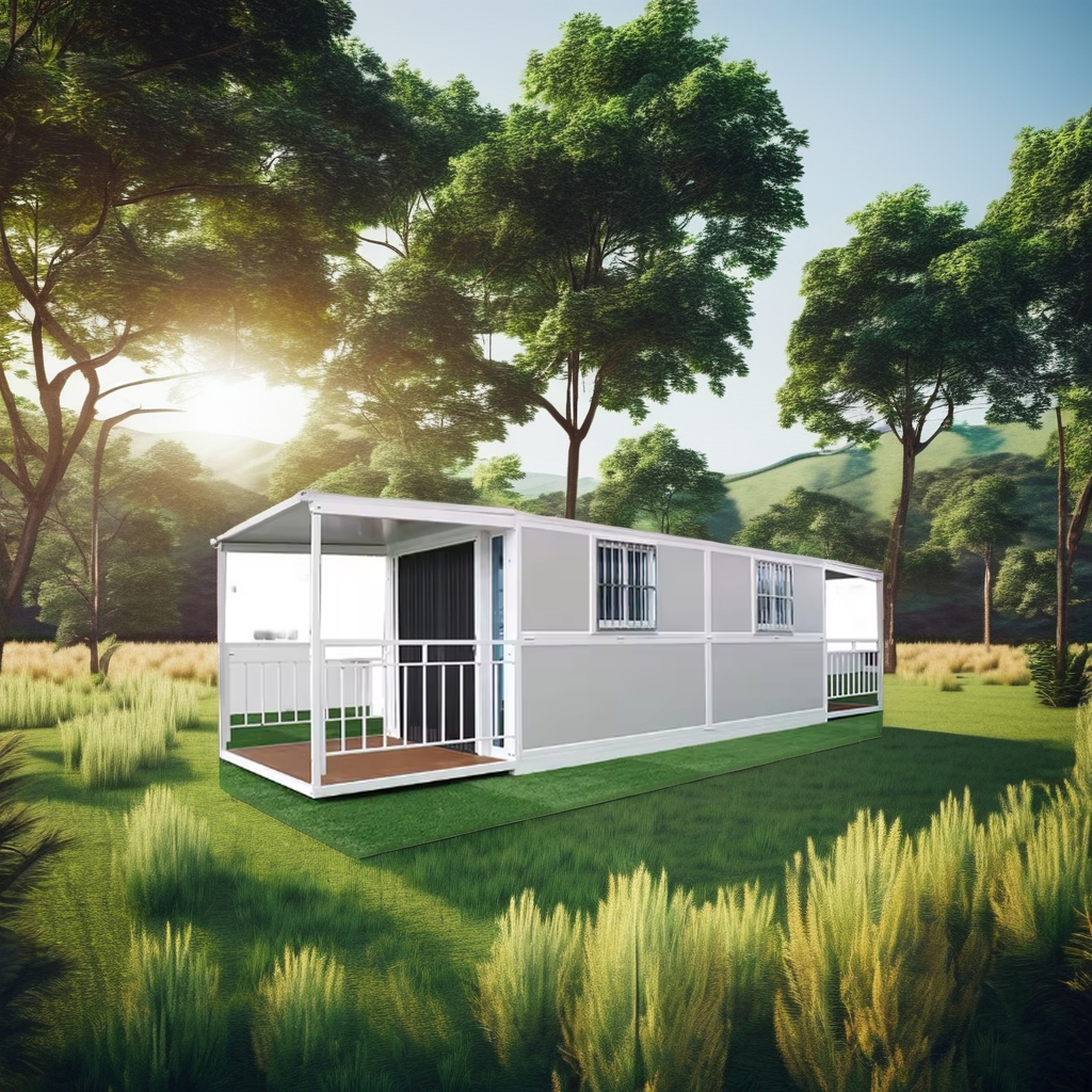 High Quality Steel Folding Container House Prefabricated Office Sentry Box for Dormitory Flat Pack Home Living for Villa Hotel