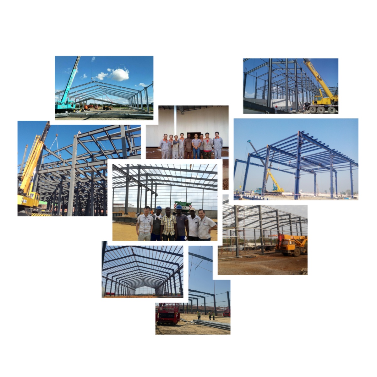 Large Span Modern Industrial Design Commercial Prefab Steel Structure Buildings Steel Structure Hangar