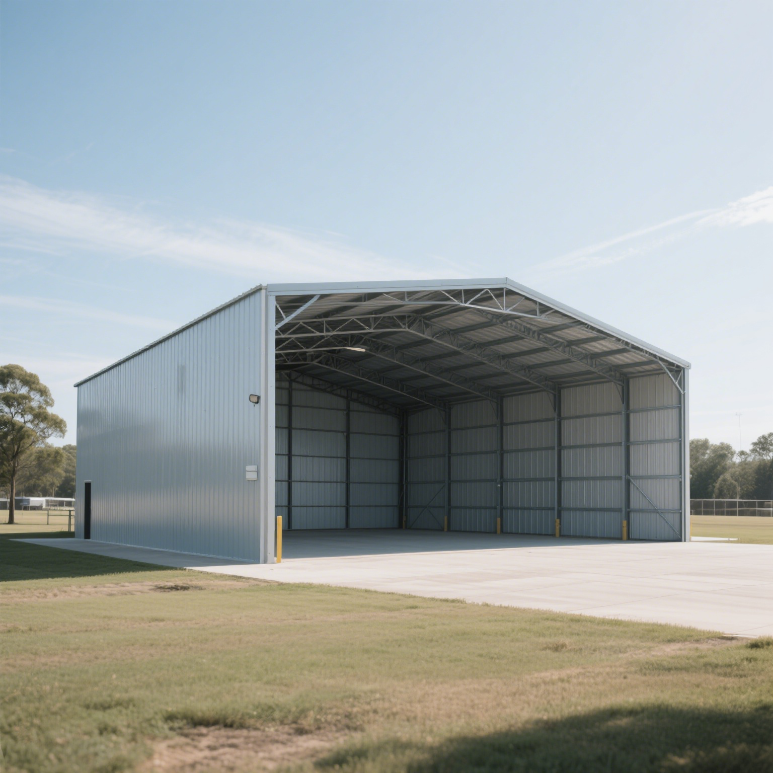 Steel Structure Hangar | Large Span for Aircraft &amp; Machinery