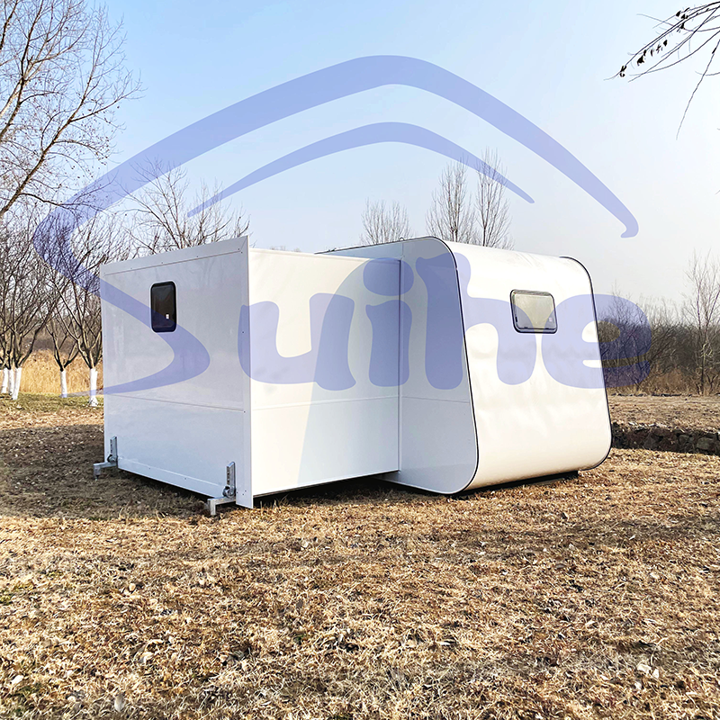 Apple Steel Structure Cabin Slide Out Design for Apartment Office or Courtyard Durable Sandwich Panel and Container Material