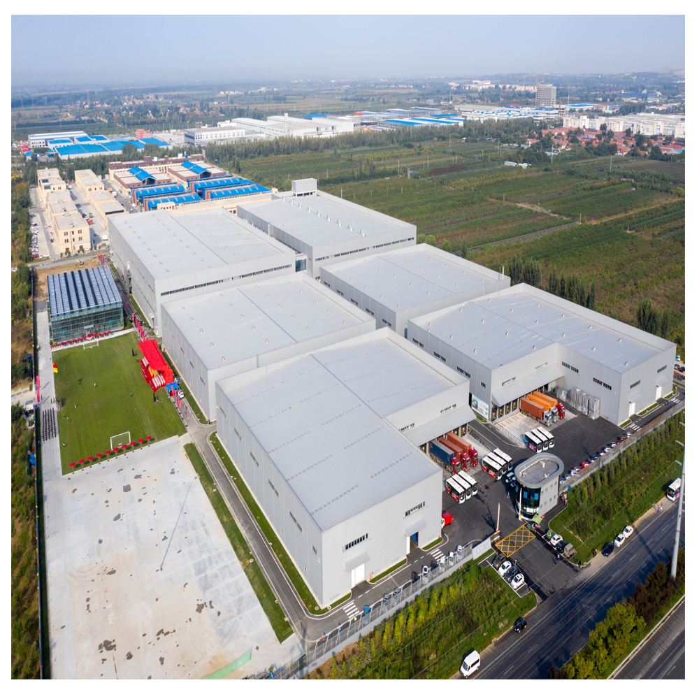 Low Cost Prefabricated Light Steel Structure Workshop | Custom Metal Warehouse Building Galvanized Surface Fiber Glass Panels