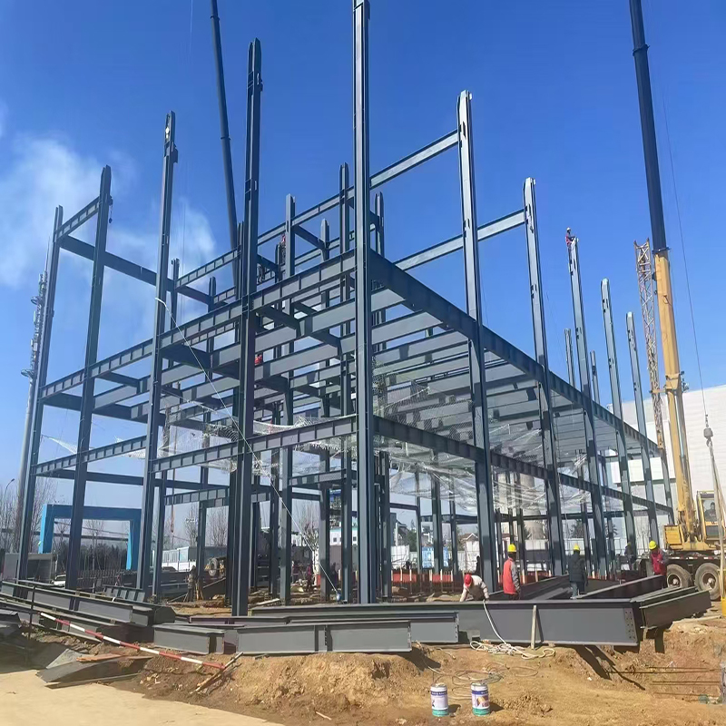 Prefabricated Multi-Story Light Steel Structure Building-Commercial Hotel/School/Office Complex