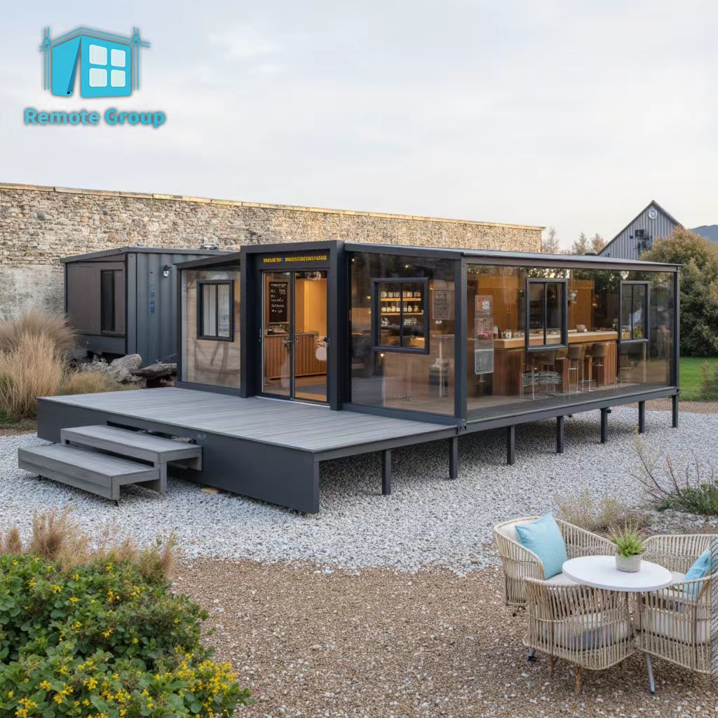 Remote Hot Sale Expandable 20ft 40ft Container House 3 4 Bedroom Folding Modular Prefabricated for Commercial Use for Hospitals