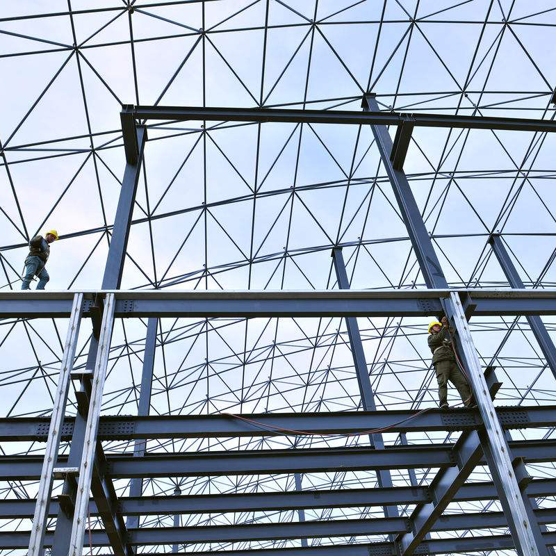 Industrial Light Metal Prefab Prefabricated Steel Frame Structure China Factory Warehouse Building