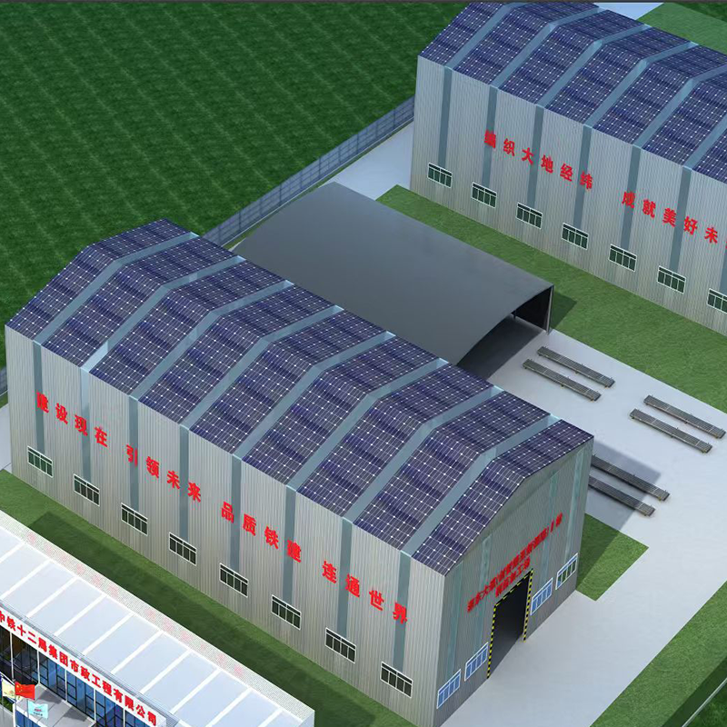 Large Span Pre Engineered Metal Building PEB Steel Structure Factory Warehouse Custom Design Q355B Material Fast Installation