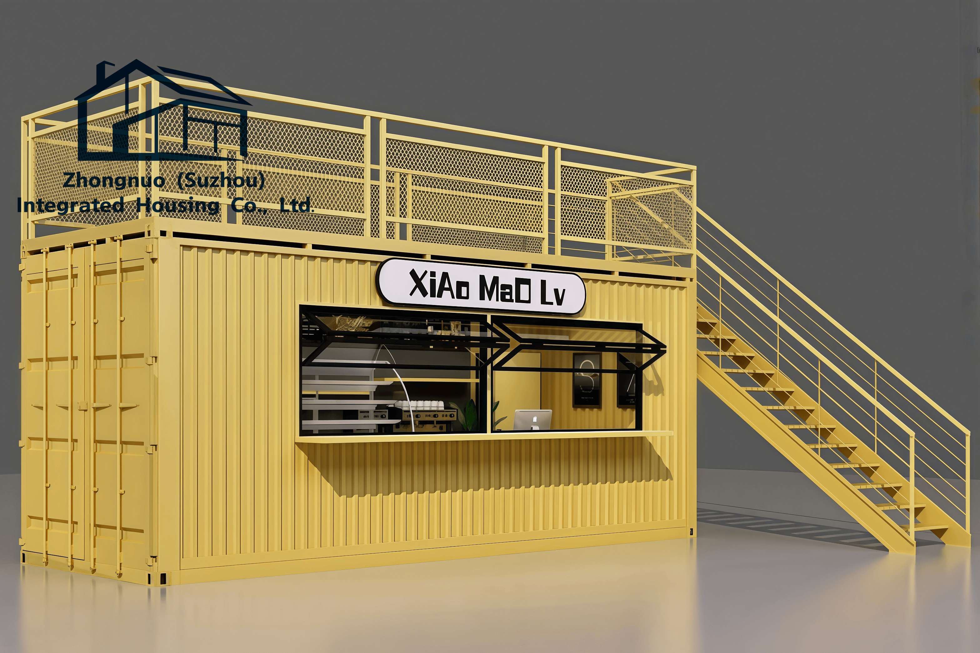 ZN Certified Assembled Container House Prefabricated Modular Office Portable Training Center