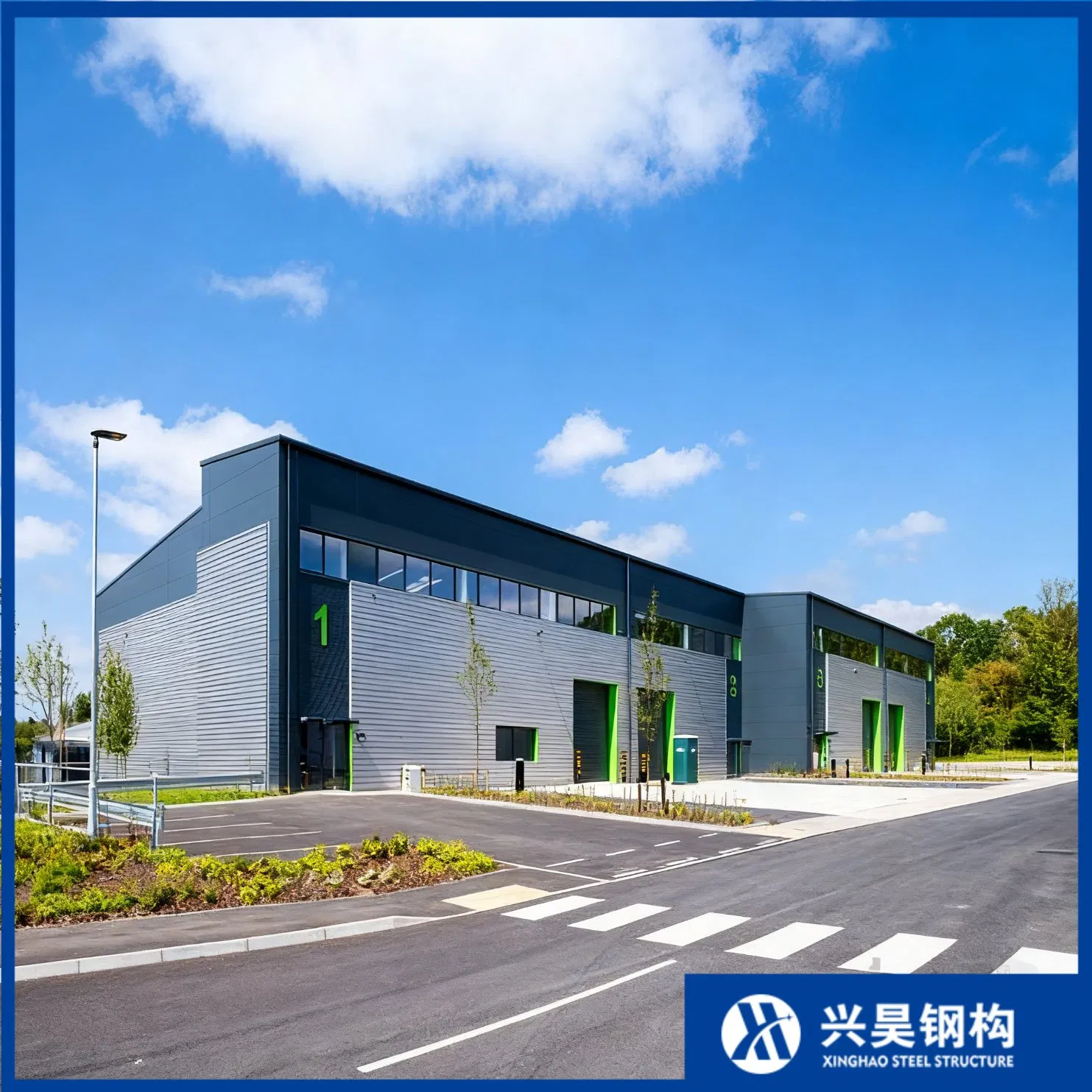 Heavy-Duty Industrial Manufacturing Plant Prefabricated Lightweight Steel Structure House/Workshop/Building
