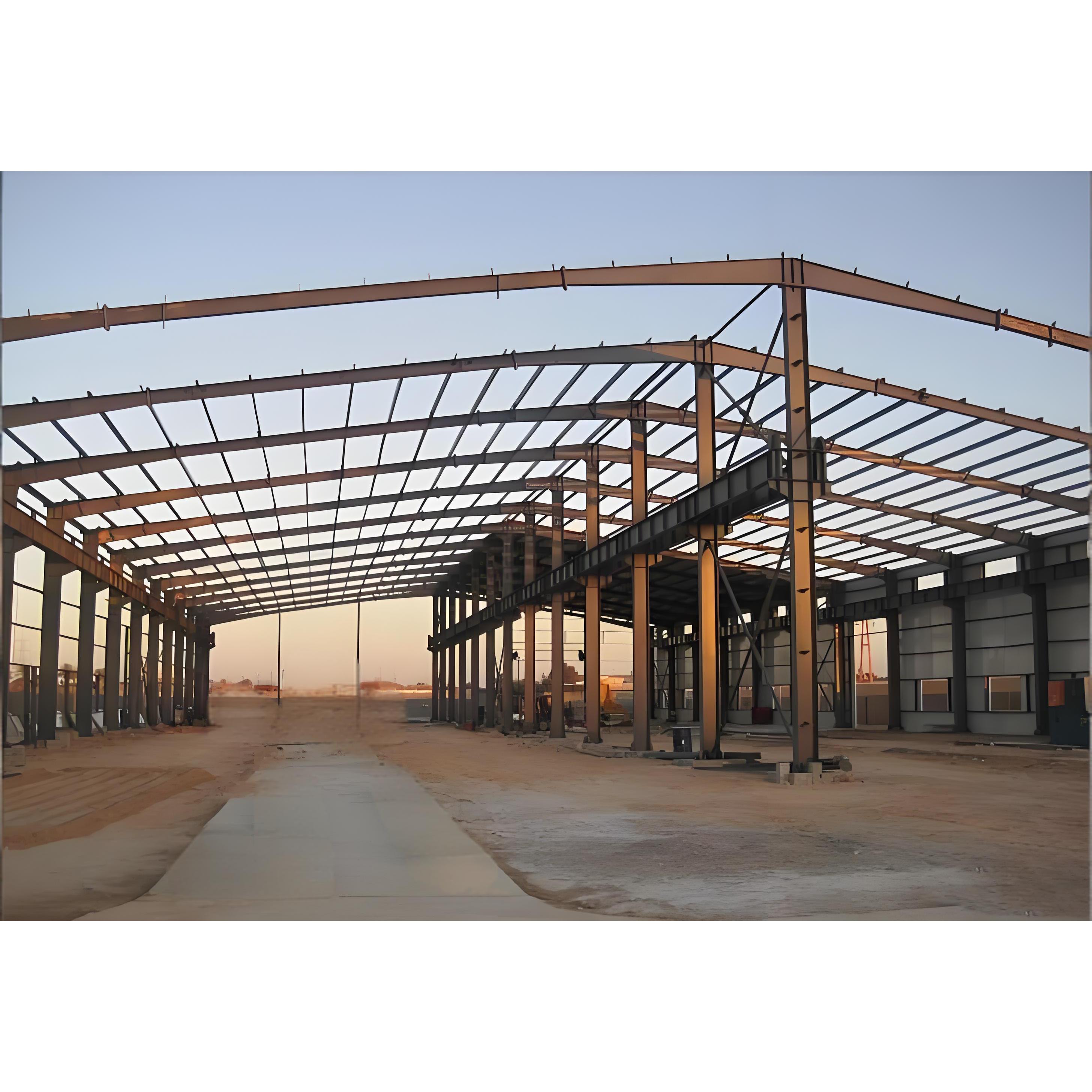 Low-Carbon Green Steel Industrial Plant - Recyclable Prefab Building for Sustainable Heavy Industry Production Hub