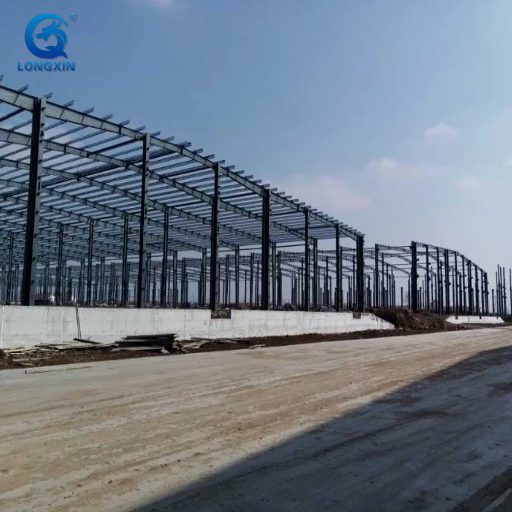 Heavy Duty Steel Structure Factory Building Prefab Industrial Workshop Construction