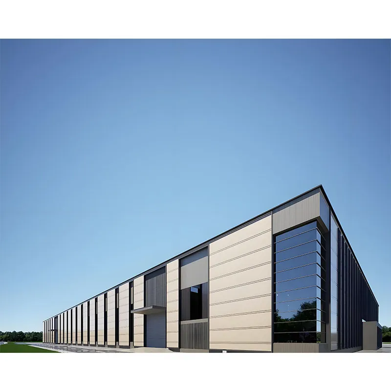 Heavy-Duty Steel Factory Structures for Large-Span Industrial Production Spaces