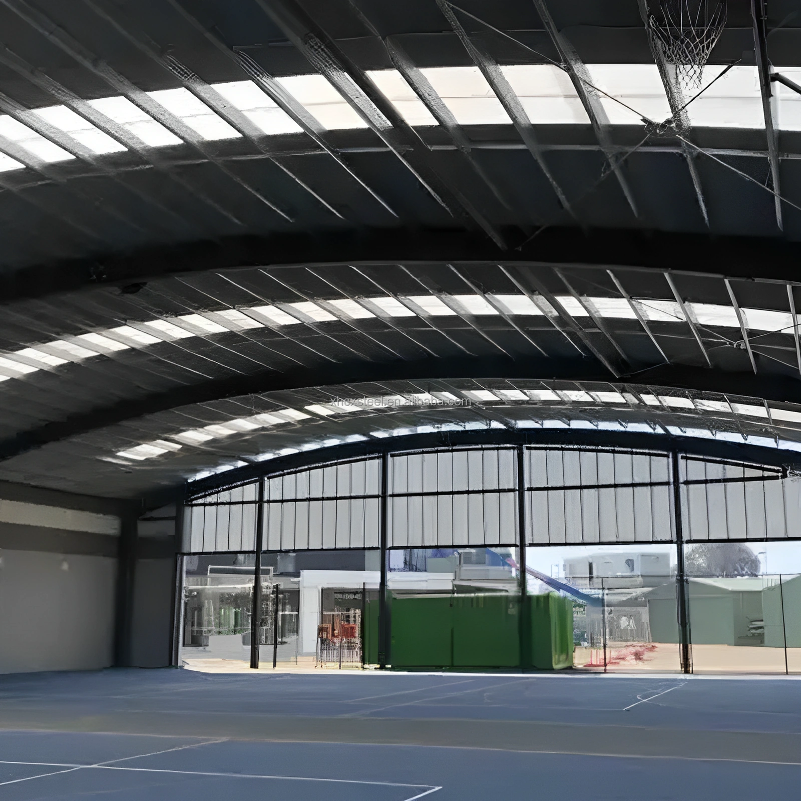 Prefab Steel Structure Sports Venues &amp; Gyms for Basketball/Football/Tennis-Modern Design Eco-friendly &amp; Low-Cost 5-Year Warranty
