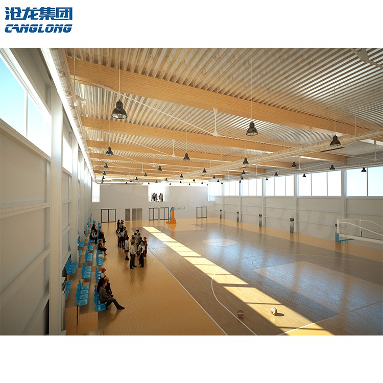 Professional Design Wholesale Gym Stadium Shed Galvanized Steel Structure Fitness Center Buildings